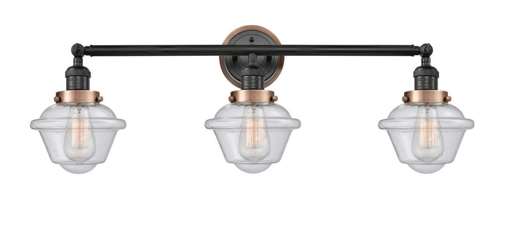 Innovations Lighting OXFORD 205BK-BPAC-HRAC-G534 Bathroom Fixture Traditional - Black