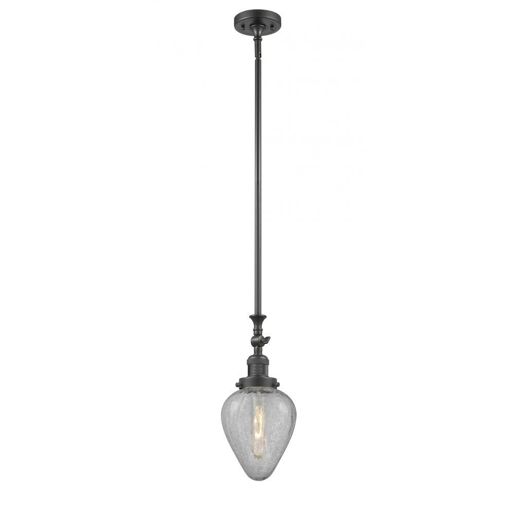 Geneseo - 1 Light - 7 inch - Oil Rubbed Bronze - Stem Hung - Adjustable Mini Pendant