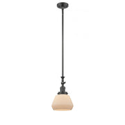 Fulton - 1 Light - 7 inch - Oil Rubbed Bronze - Stem Hung - Adjustable Mini Pendant