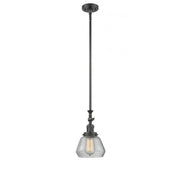 Fulton - 1 Light - 7 inch - Oil Rubbed Bronze - Stem Hung - Adjustable Mini Pendant