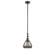 Fulton - 1 Light - 7 inch - Oil Rubbed Bronze - Stem Hung - Adjustable Mini Pendant