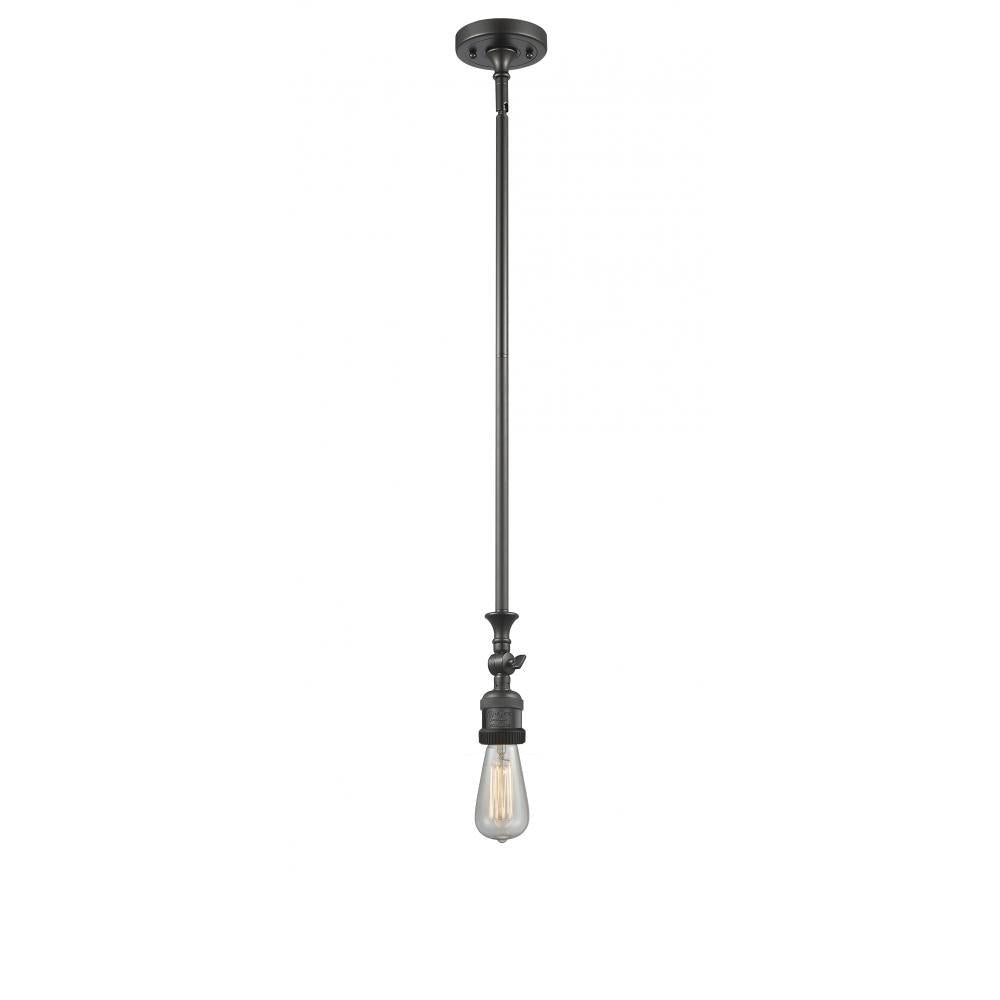 Bare Bulb - 1 Light - 3 inch - Oil Rubbed Bronze - Stem Hung - Adjustable Mini Pendant