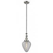 Geneseo - 1 Light - 7 inch - Brushed Satin Nickel - Stem Hung - Adjustable Mini Pendant