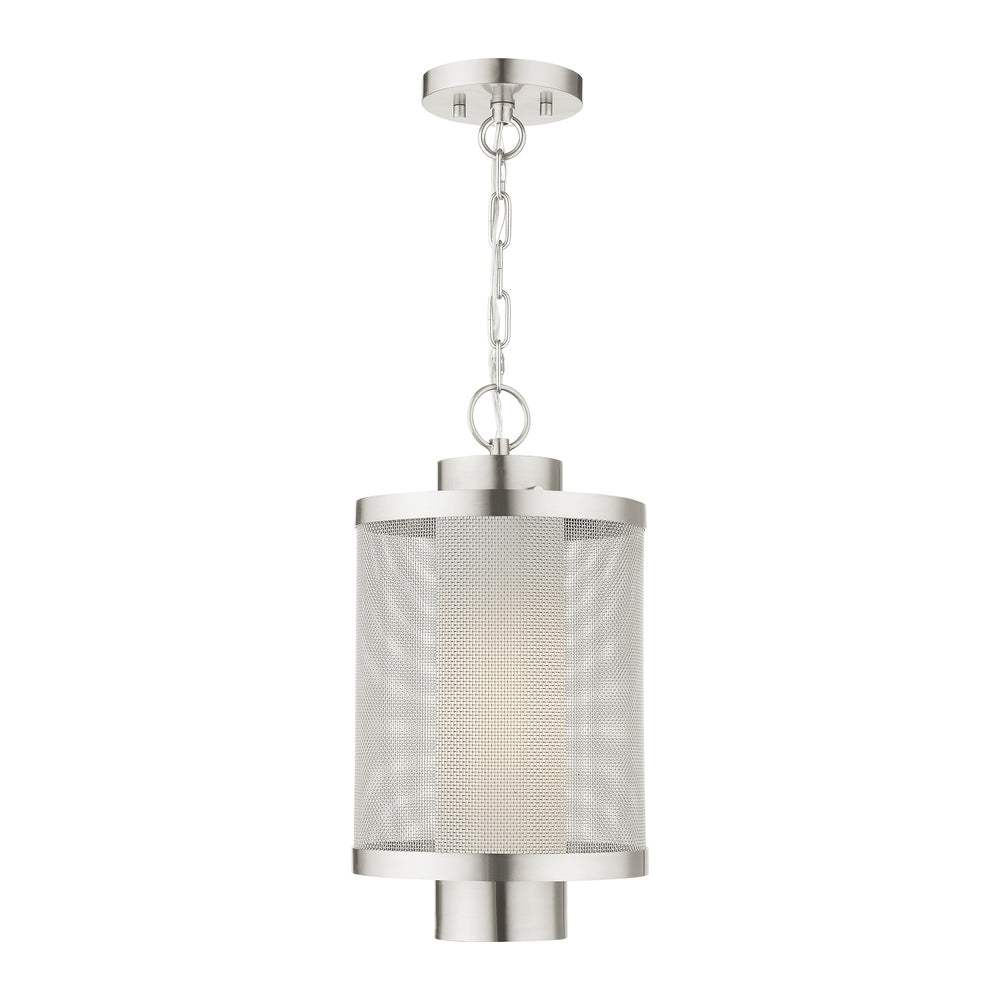 Livex Lighting NOTTINGHAM 20687-91 Pendant Contemporary - Brushed Nickel