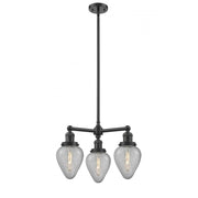 Geneseo - 3 Light - 26 inch - Oil Rubbed Bronze - Stem Hung - Chandelier