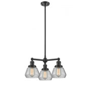 Fulton - 3 Light - 22 inch - Oil Rubbed Bronze - Stem Hung - Chandelier