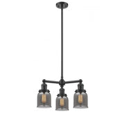 Bell - 3 Light - 19 inch - Oil Rubbed Bronze - Stem Hung - Chandelier