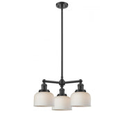 Bell - 3 Light - 22 inch - Oil Rubbed Bronze - Stem Hung - Chandelier