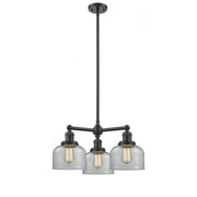 Bell - 3 Light - 22 inch - Oil Rubbed Bronze - Stem Hung - Chandelier