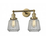 Chatham - 2 Light - 16 inch - Brushed Brass - Adjustable Bath Vanity Light