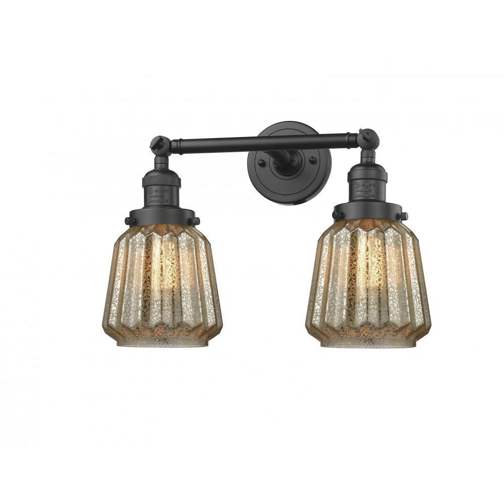 Chatham - 2 Light - 16 inch - Oil Rubbed Bronze - Adjustable Bath Vanity Light