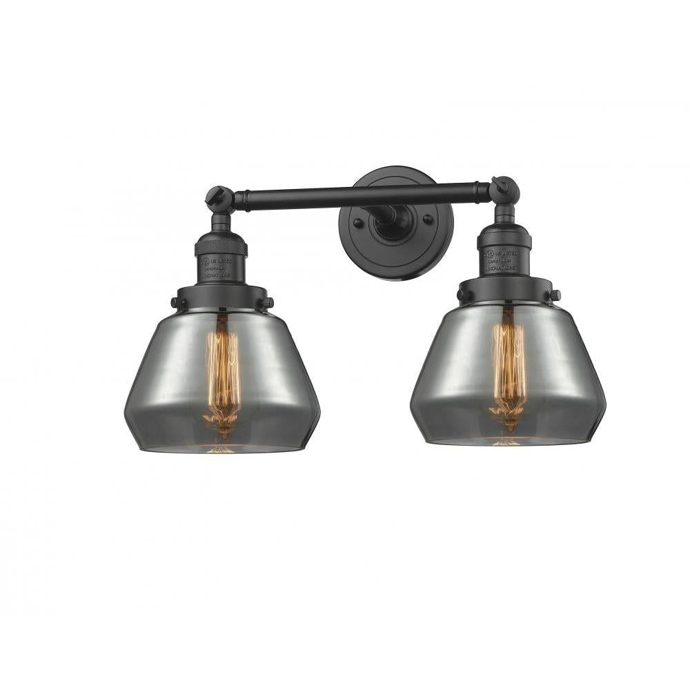 Fulton - 2 Light - 17 inch - Oil Rubbed Bronze - Adjustable Bath Vanity Light