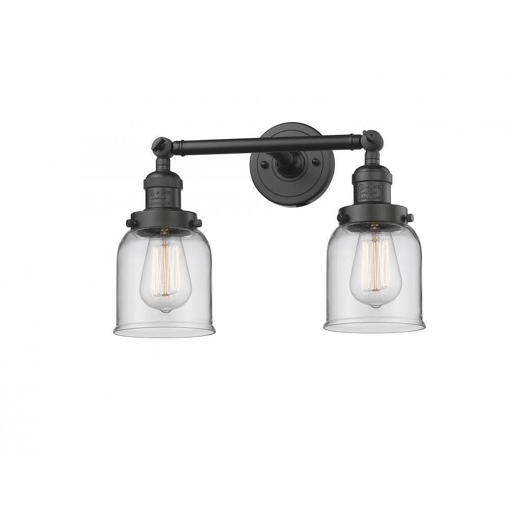 Bell - 2 Light - 16 inch - Oil Rubbed Bronze - Adjustable Bath Vanity Light