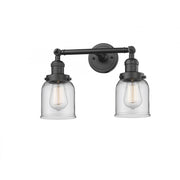 Bell - 2 Light - 16 inch - Oil Rubbed Bronze - Adjustable Bath Vanity Light