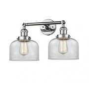 Bell - 2 Light - 19 inch - Polished Chrome - Adjustable Bath Vanity Light