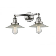 Halophane - 2 Light - 18 inch - Polished Nickel - Adjustable Bath Vanity Light