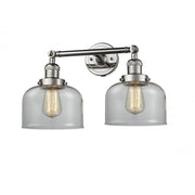 Bell - 2 Light - 19 inch - Polished Nickel - Adjustable Bath Vanity Light