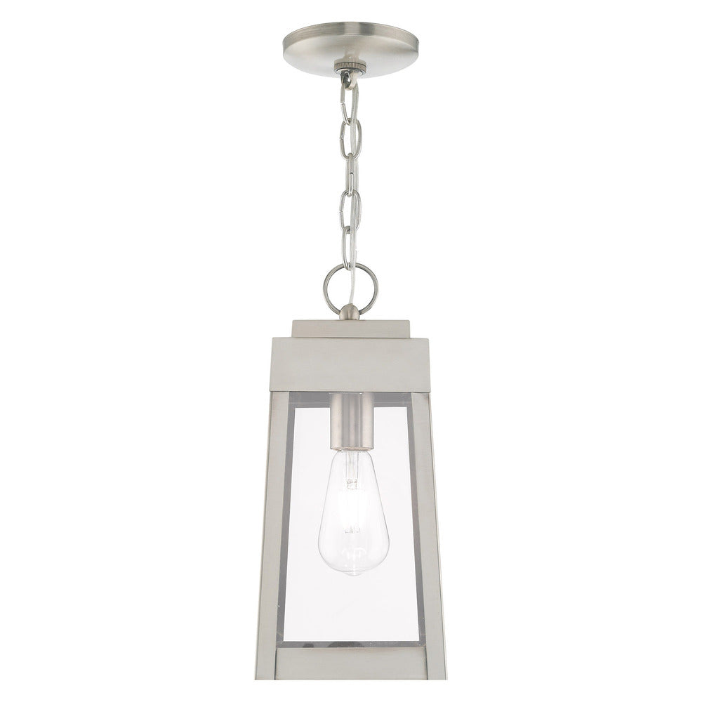 Livex Lighting OSLO 20854-91 Pendant Transitional - Brushed Nickel