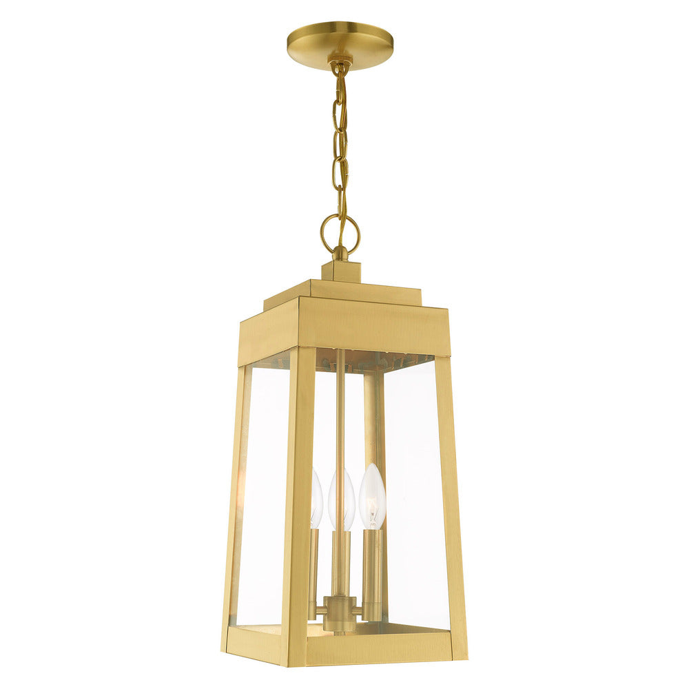 Livex Lighting OSLO 20857-12 Pendant Transitional - Satin Brass