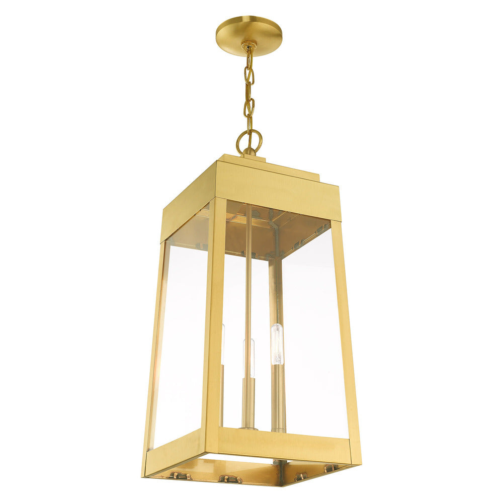 Livex Lighting OSLO 20860-12 Pendant Transitional - Satin Brass