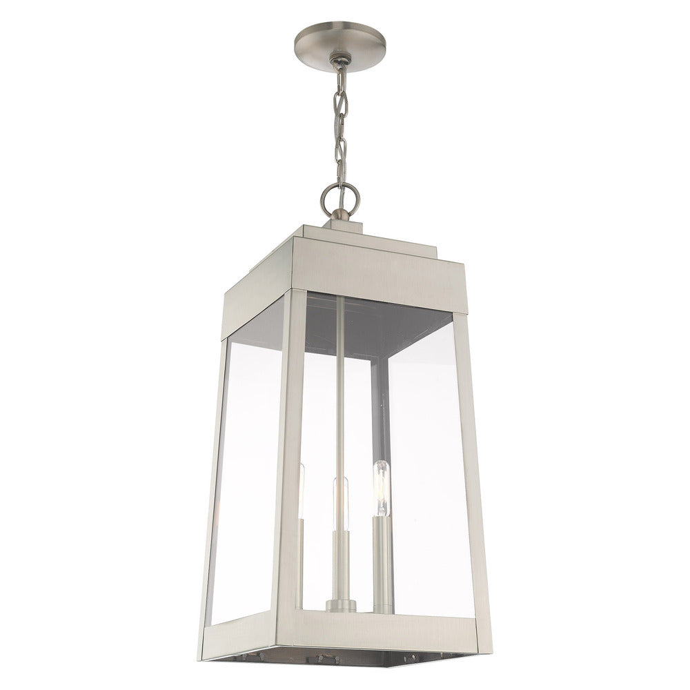 Livex Lighting OSLO 20860-91 Pendant Transitional - Brushed Nickel