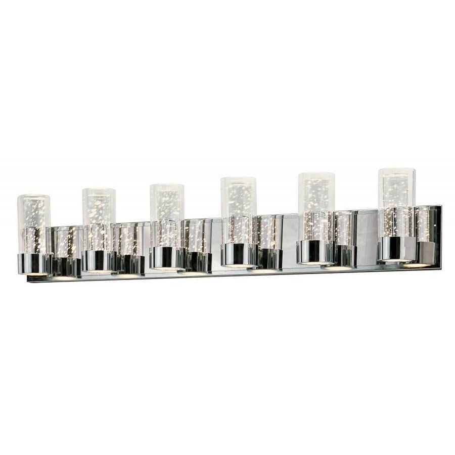 Maxim Lighting 20906CLPC Sync 40.5 Inch 6 Light Bathroom Vanity - Polished Chrome