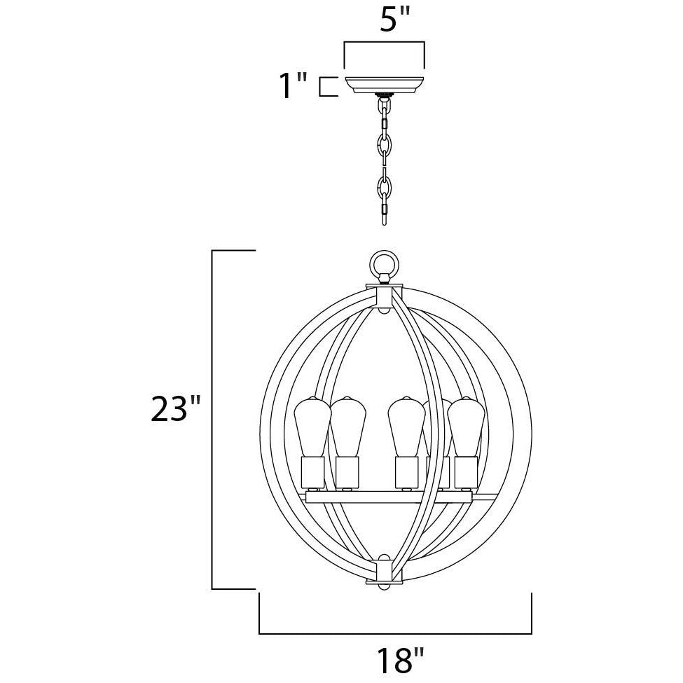 Maxim Lighting BODEGA BAY 20917APAR Chandelier Country Rustic - Miscellaneous