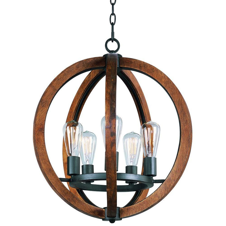 Bodega Bay 18 Inch Semi Flush Mount Light – Anthracite