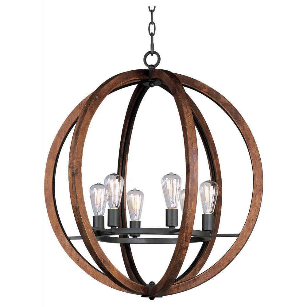 Maxim Lighting BODEGA BAY 20918APAR Chandelier Country Rustic - Miscellaneous