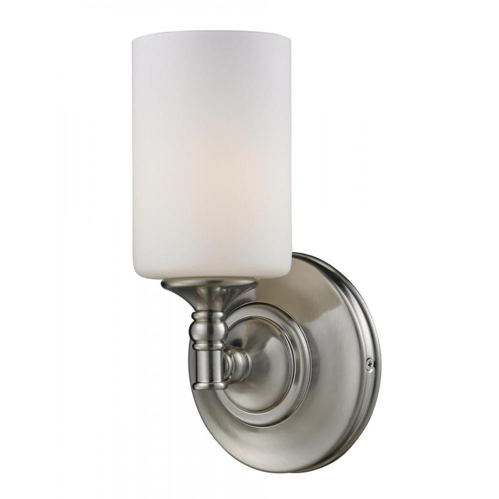 1 Light Wall Sconce-Matte Opal