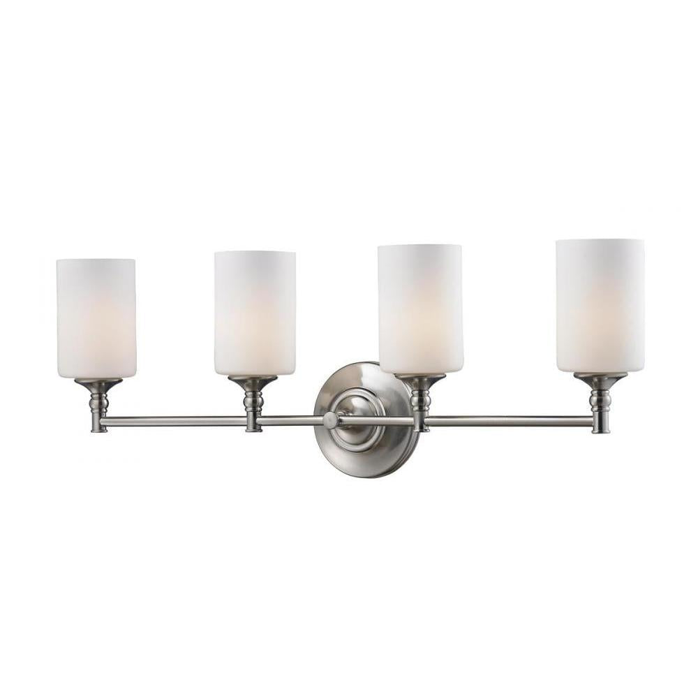 4 Light Vanity-Matte Opal