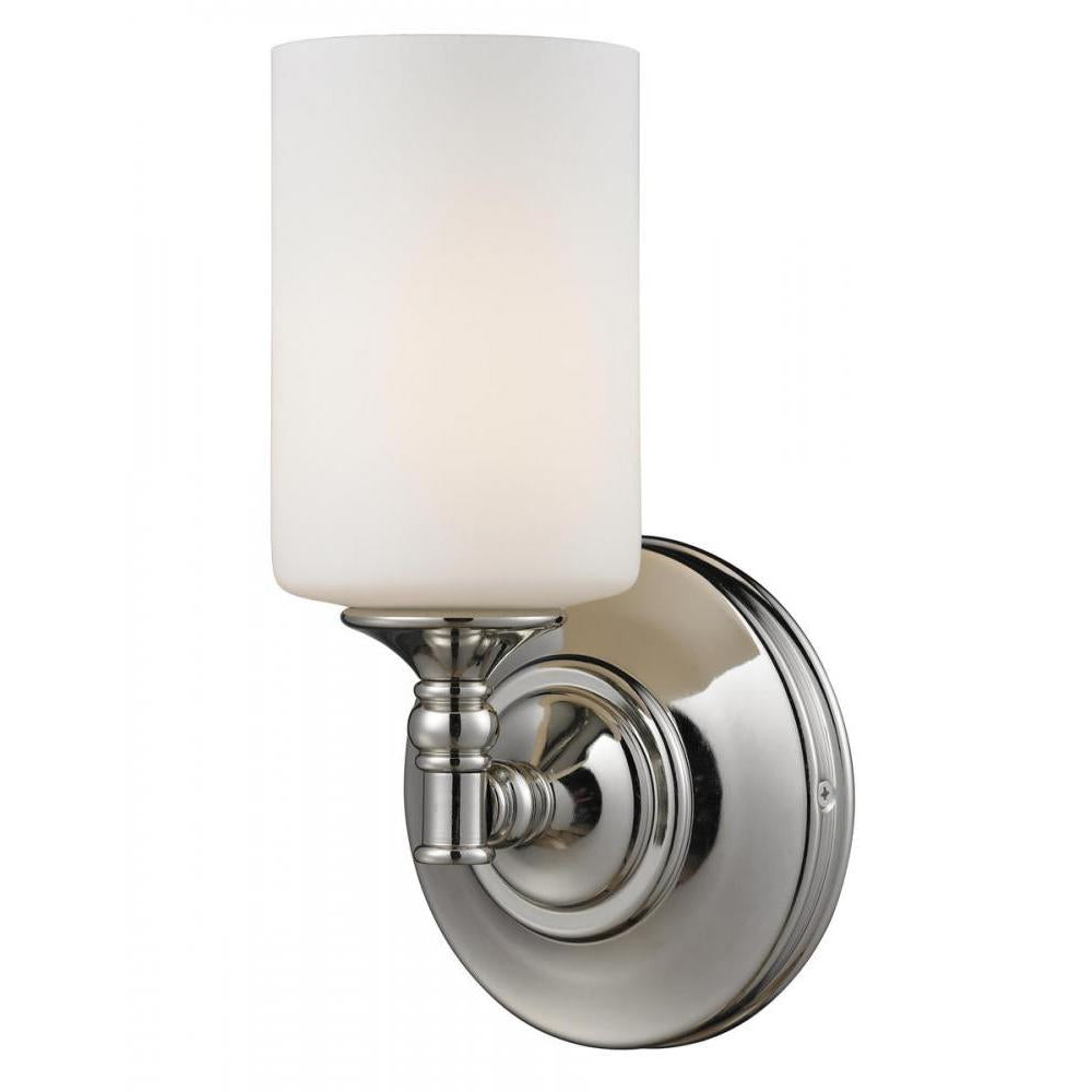 1 Light Wall Sconce-Matte Opal