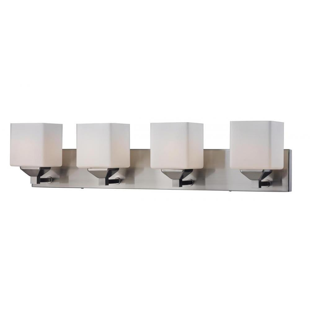 4 Light Vanity-Matte Opal