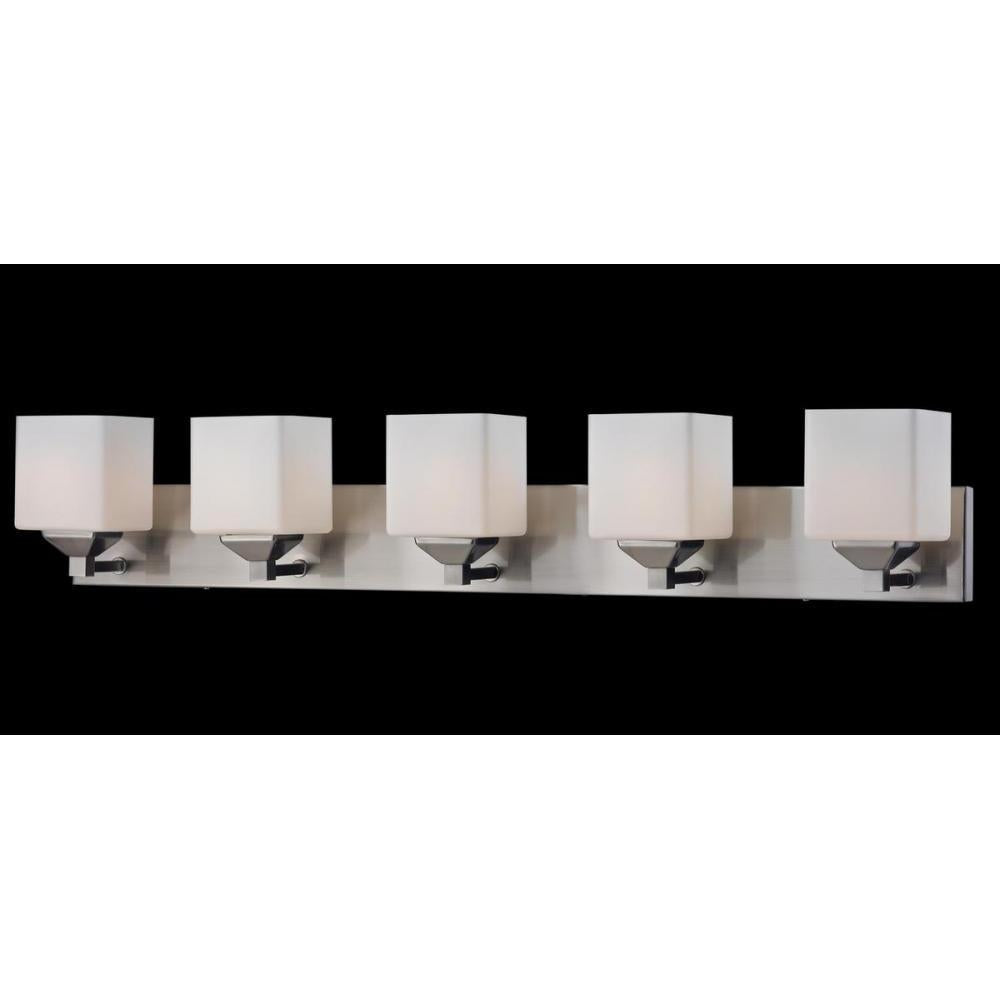 5 Light Vanity-Matte Opal