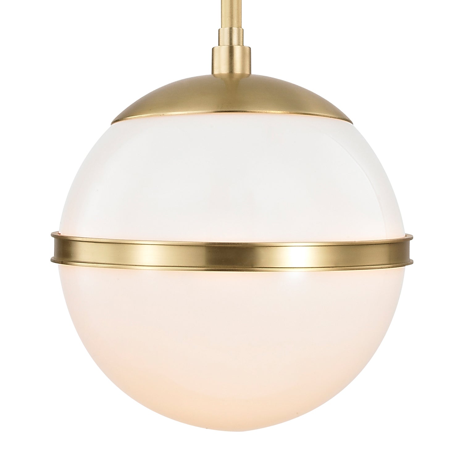 Crystorama Truax 2107-AG – 8 Inch – 1 Light – Pendant Light – Aged Brass – Dry Rated