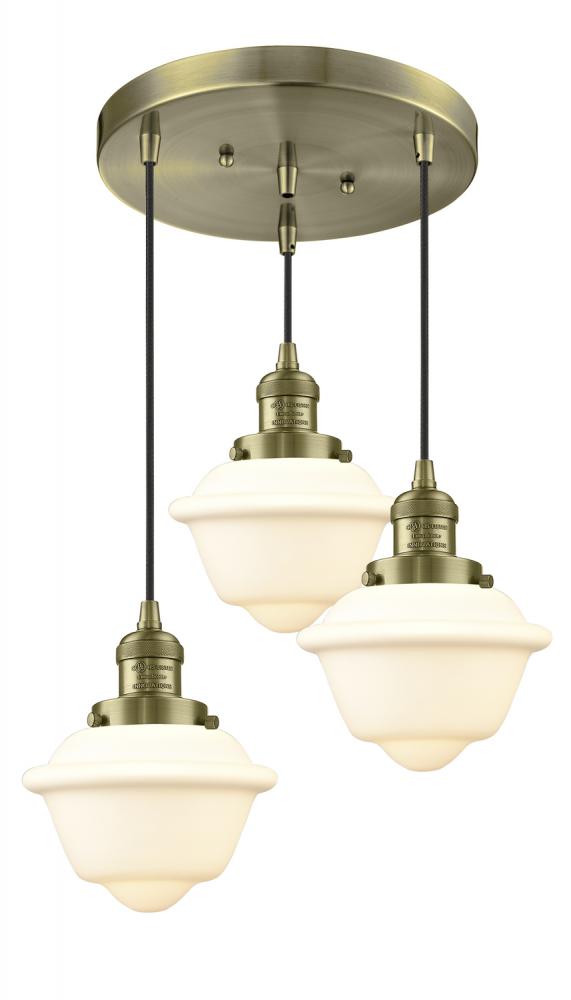 Innovations Lighting OXFORD 211/3-AB-G531 Pendant Traditional - Brass