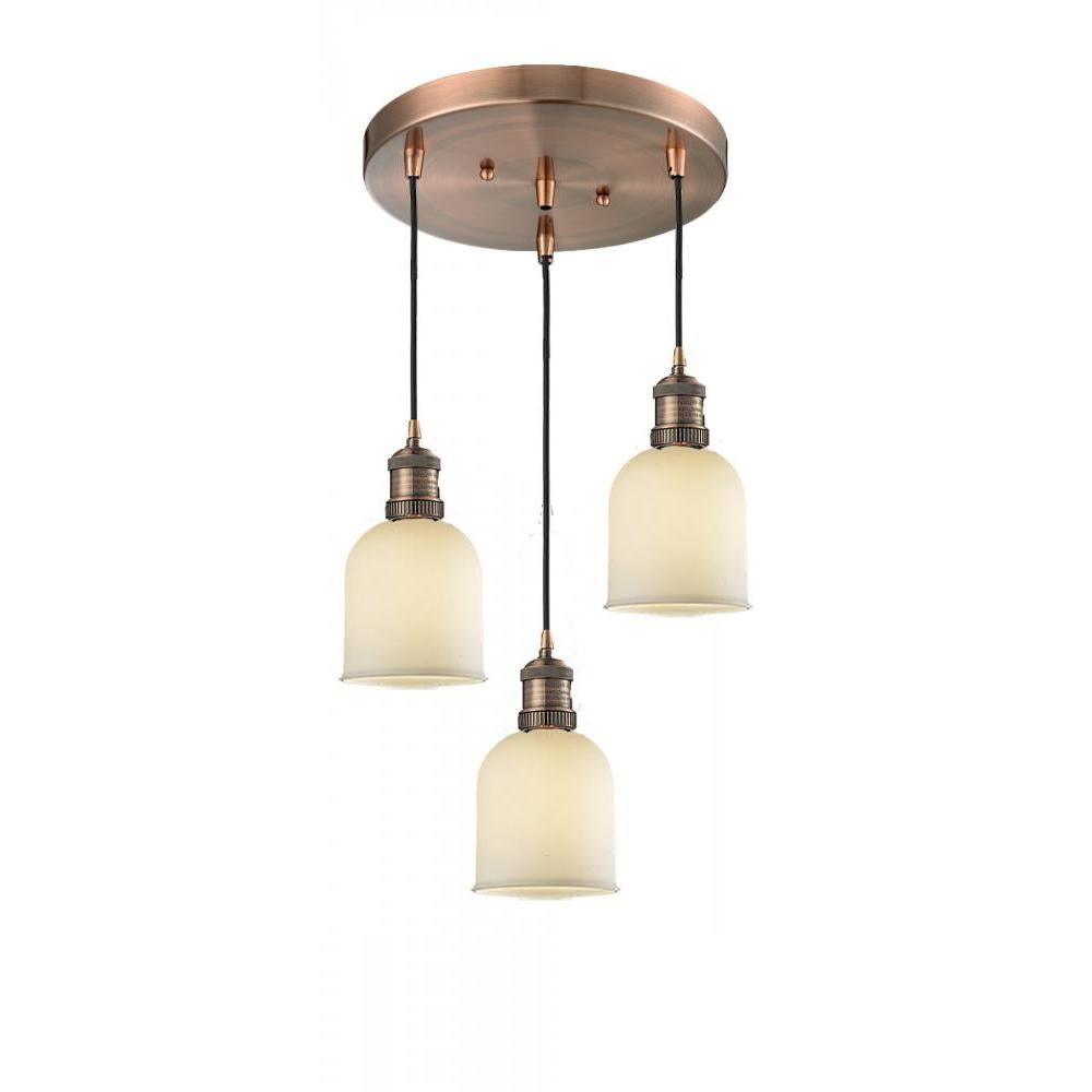 Small Bell 3 Light Multi-Pendant