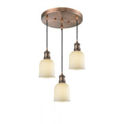 Small Bell 3 Light Multi-Pendant