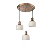 Large Bell 3 Light Multi-Pendant