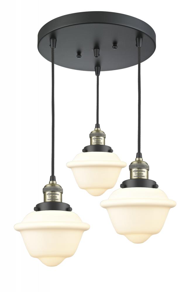 Innovations Lighting OXFORD 211/3-BAB-G531 Pendant Traditional - Antique Brass