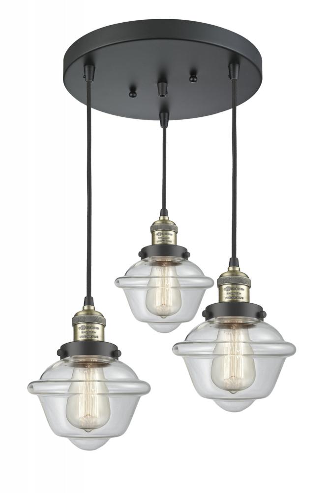 Innovations Lighting OXFORD 211/3-BAB-G532 Pendant Traditional - Antique Brass