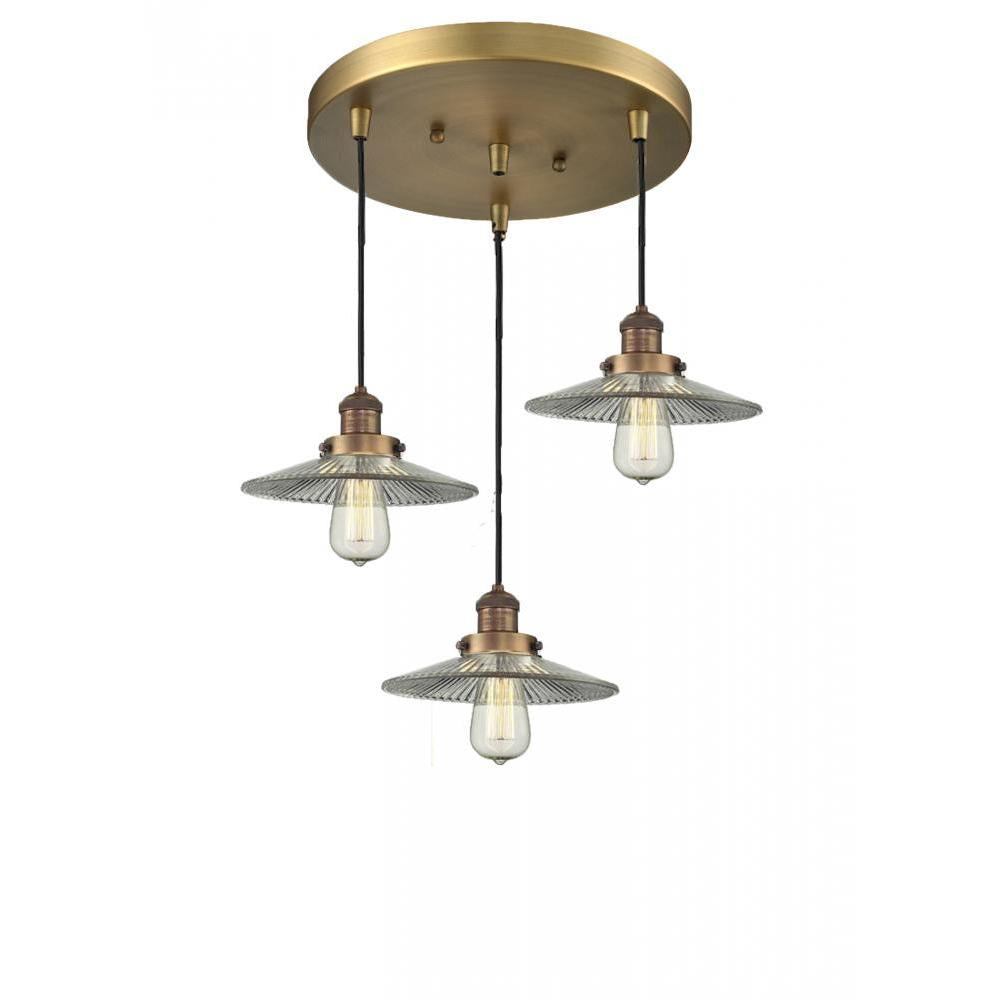 Halophane 3 Light Multi-Pendant