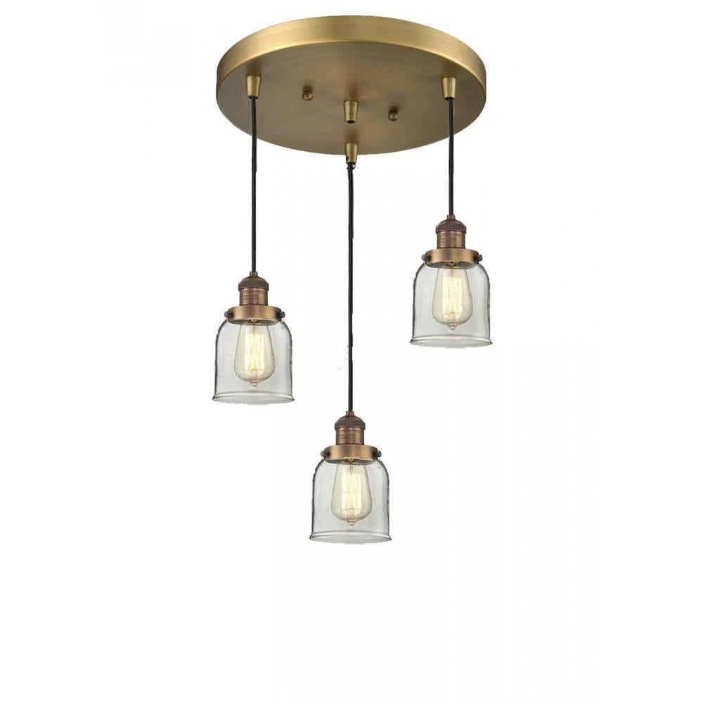 Small Bell 3 Light Multi-Pendant