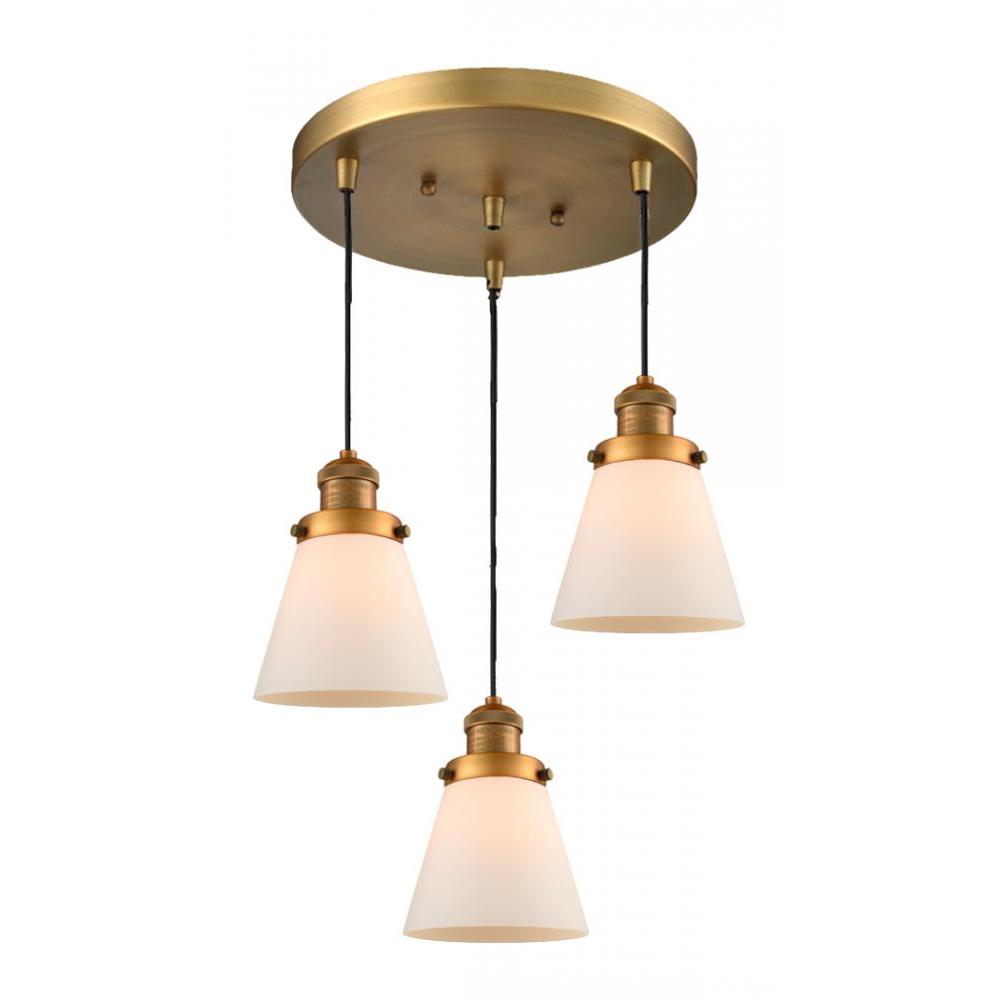 Small Cone 3 Light Multi-Pendant
