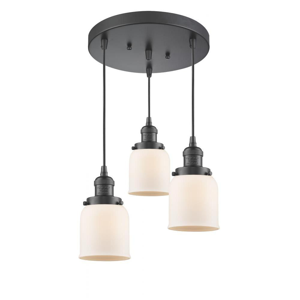 Small Bell 3 Light Multi-Pendant