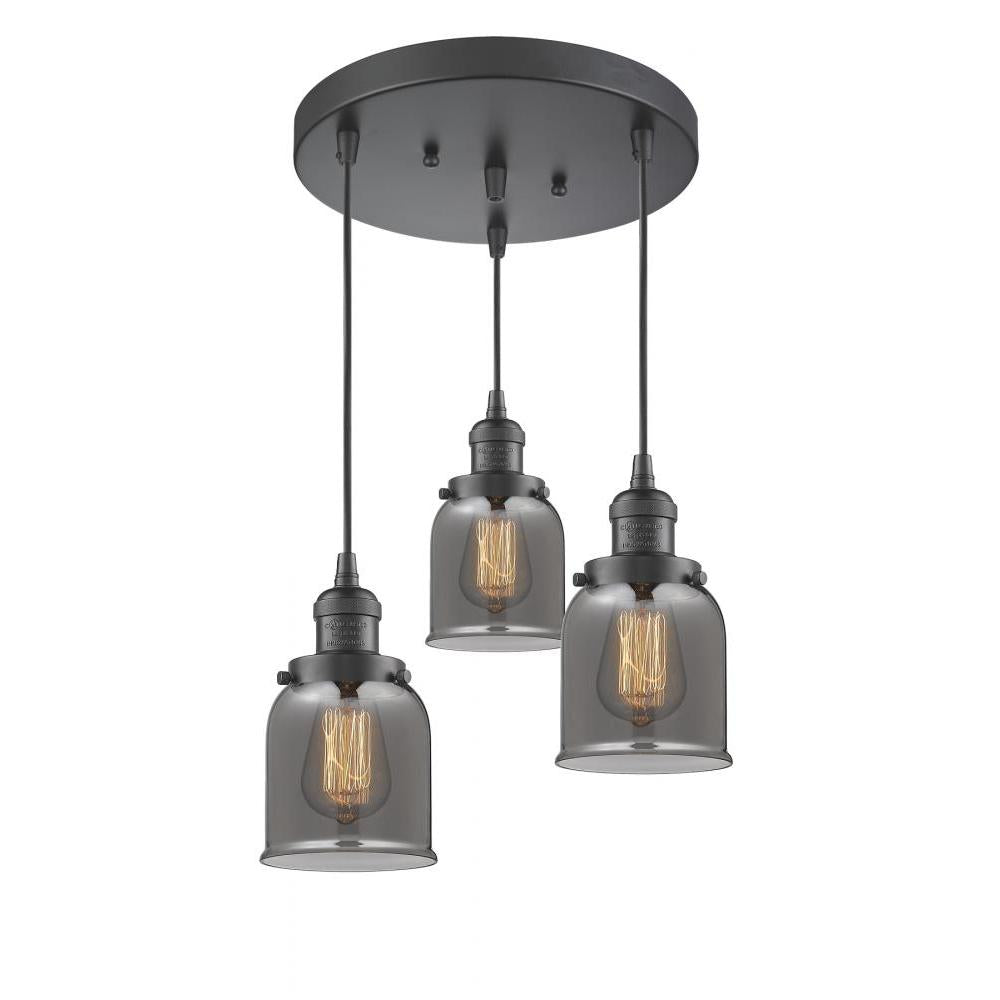 Small Bell 3 Light Multi-Pendant