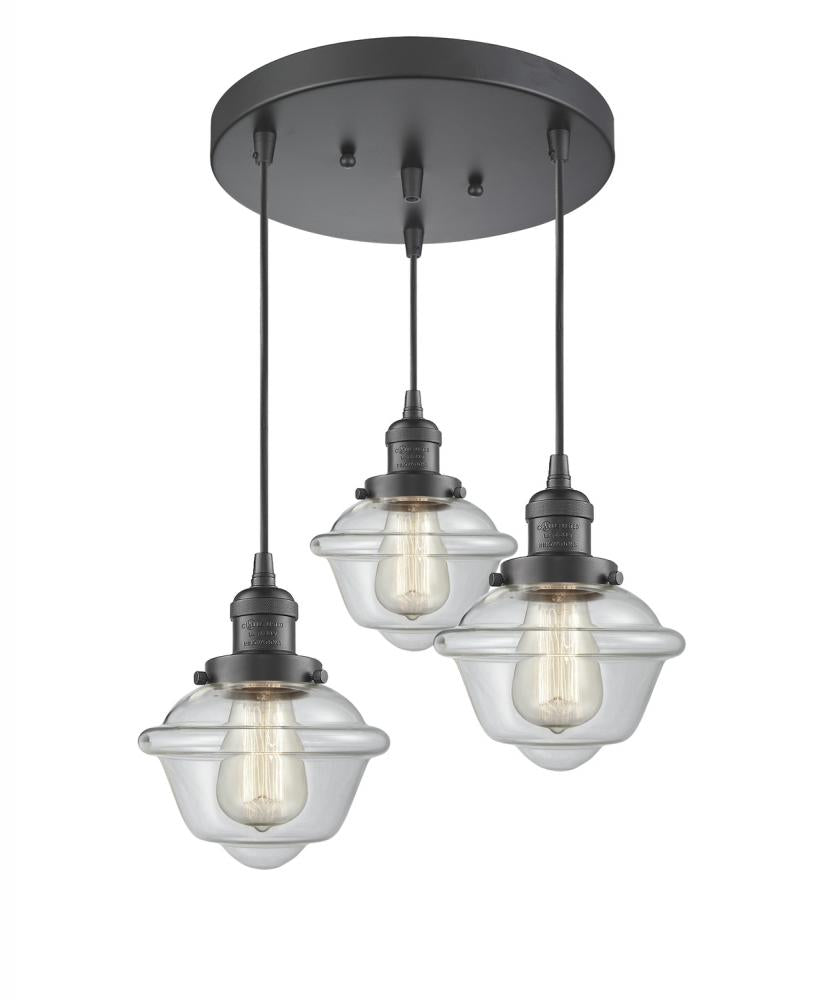 Innovations Lighting OXFORD 211/3-OB-G532 Pendant Traditional - Bronze