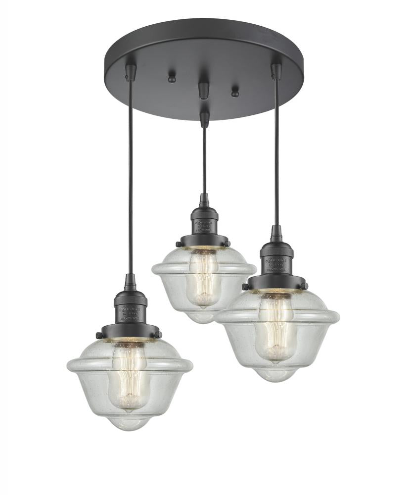 Innovations Lighting OXFORD 211/3-OB-G534 Pendant Traditional - Bronze