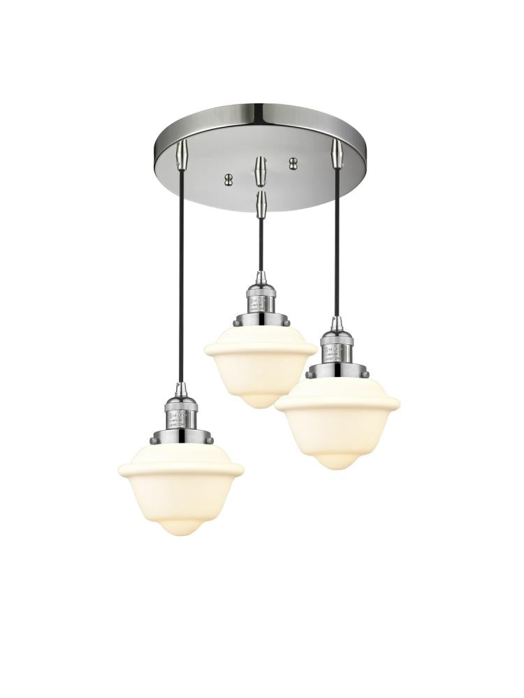 Innovations Lighting OXFORD 211/3-PN-G531 Pendant Traditional - Nickel