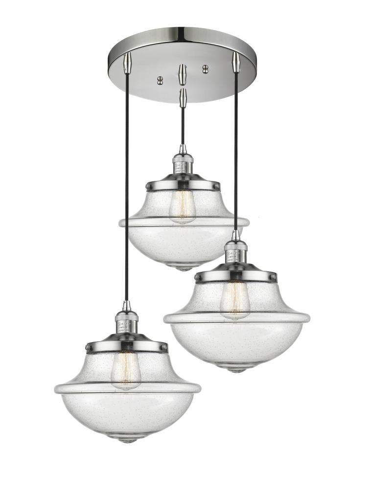 Innovations Lighting OXFORD 211/3-PN-G544 Pendant Traditional - Nickel